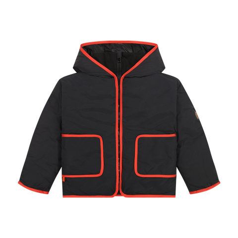 Child Parka - Black/red