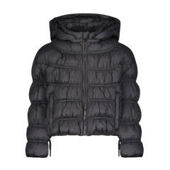 Ruched Bomber - Black