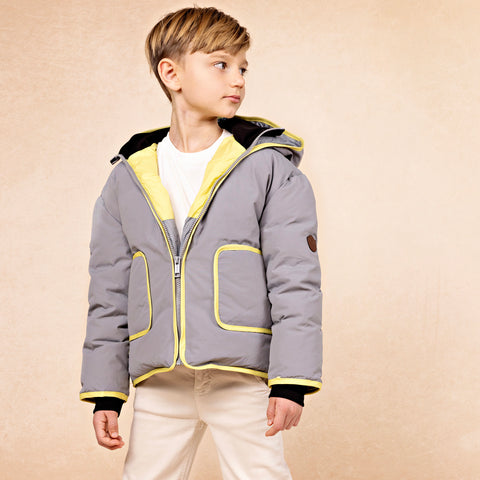 Child Parka- Mineral/sunny lime