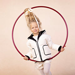 Child Parka - White/black