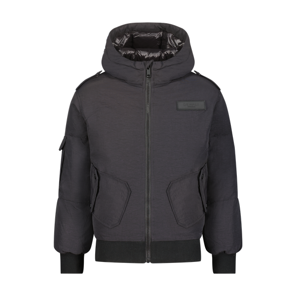 Boys Bomber with pocket details - Black